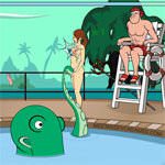 Swimming Pool Monster / Чудовище в Бассейне (онлайн игра)
