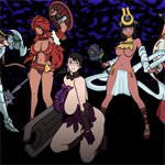 Queen's Blade Zombie Rush / Клинок Королевы Нападение Зомби (онлайн игра)