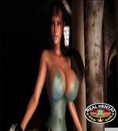 Лара с двумя монстрами