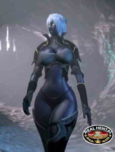 Тёмная эльфийка - звериный ритуал.