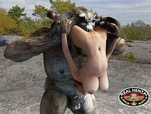 Эльф и её троль.