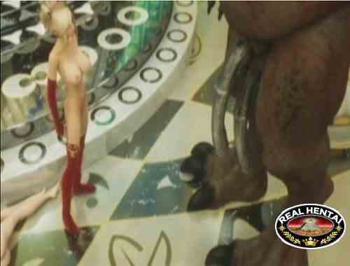 Монстр мутант и эльфы