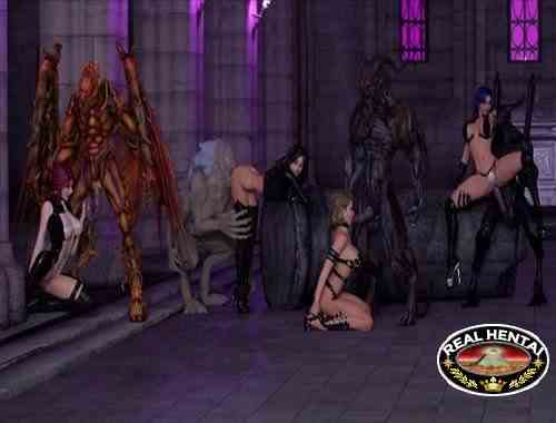 Девушки атакованные адскими бесами