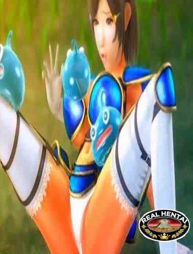 Смешные существа трахают грудастую девушку