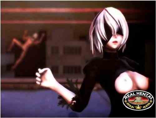 Nier: Automata 3D Hentai.