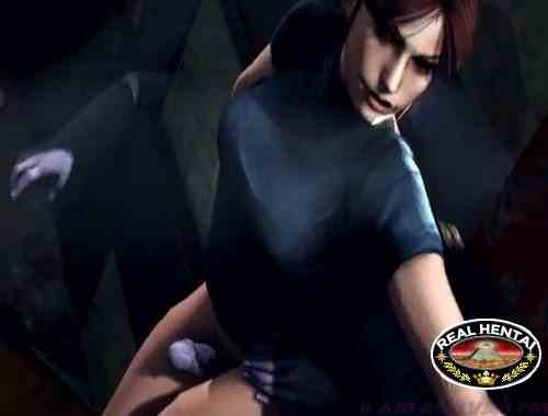Claire Redfield ist tasting Virus C (Resident Evil 3)