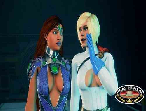 Power girl and Starfire Share