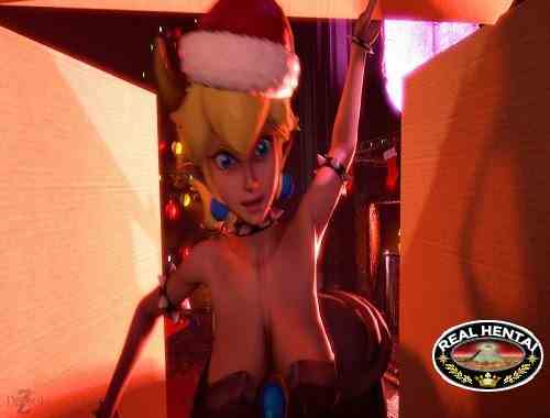 Bowsette and her New Year's gift