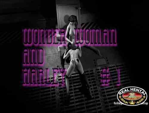 Wonderwoman and Harley - Two naughty girls