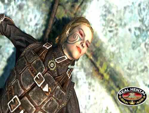 Serana Takes Advantage of Dead Dragonb