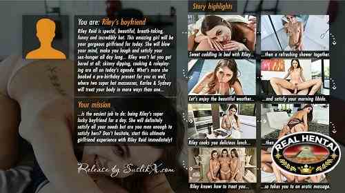 A day with Riley Reid [Ver. HD 1080p] (2019/PC/ENG)