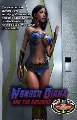 Wonder Diana and the Breeding Alien