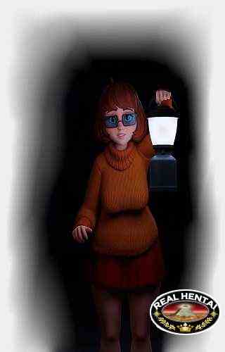 Velma Gives a Blowjob in the Dark