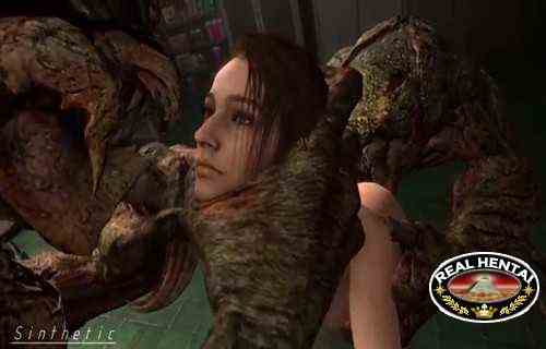 Jill Valentine fucked by monsters