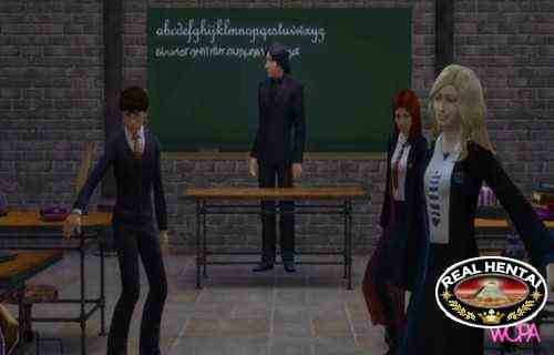 Hermione Granger is given to Professor Snape in Potions class.