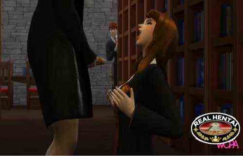 Hermione has sex with Viktor Krum in front of Ron - Yule Ball with lots of sex