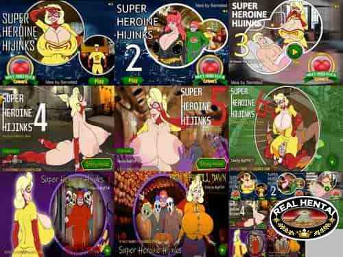 Super Heroine Hijinks 8 Games (meet and fuck)