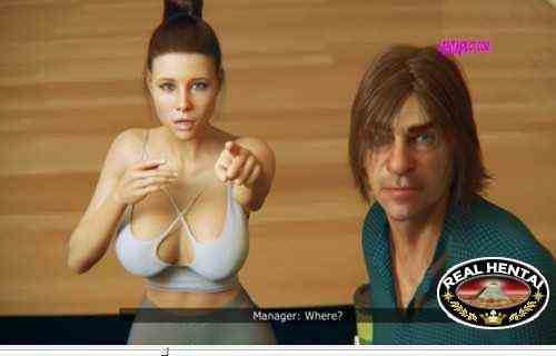 Young brunette reporter