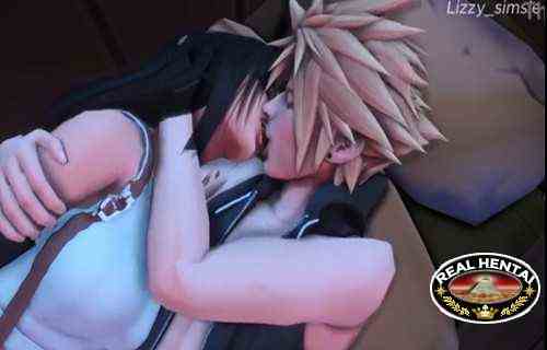 Tifa has sex with Cloud to pay off her debt