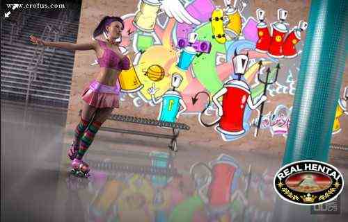 High socks and roller skates